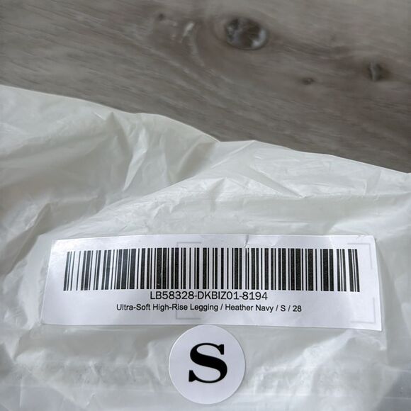 Quince Ultra-Soft High-Rise Legging Heather Navy size small NWT in packaging - Picture 9 of 9